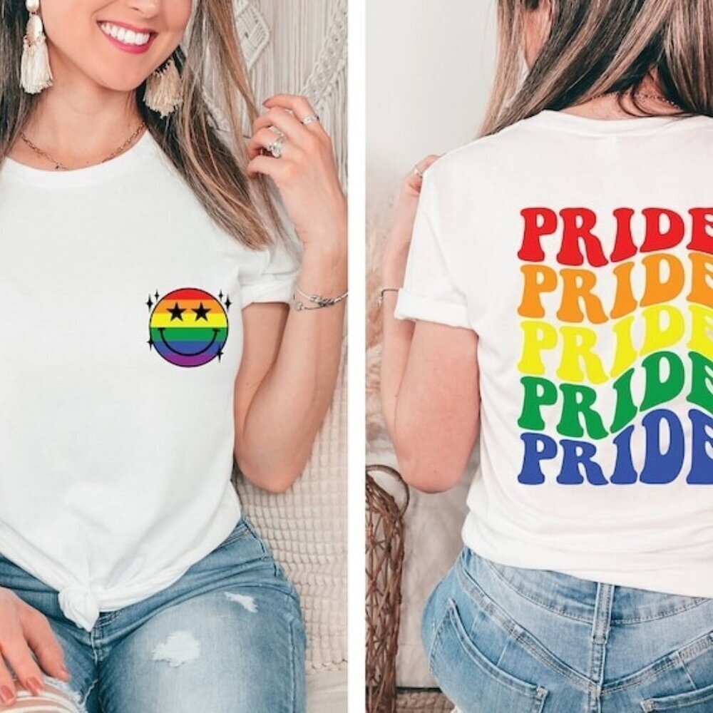 Pride Groovy 2 Sided Shirt Pride Lgbt Tshirt Pride Shirts Pride Month Shirt